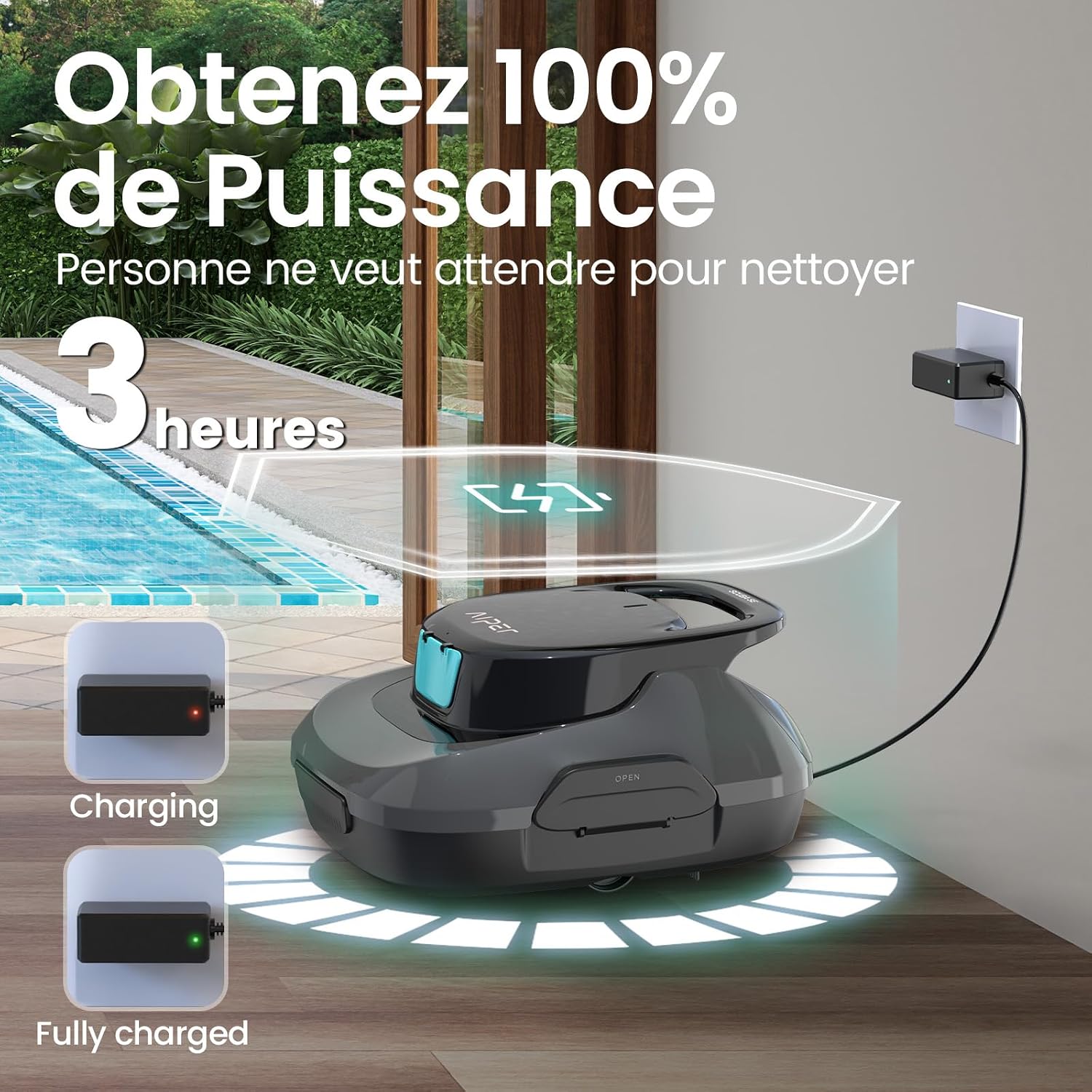 Robot piscine Aiper Scuba SE — Sans fil