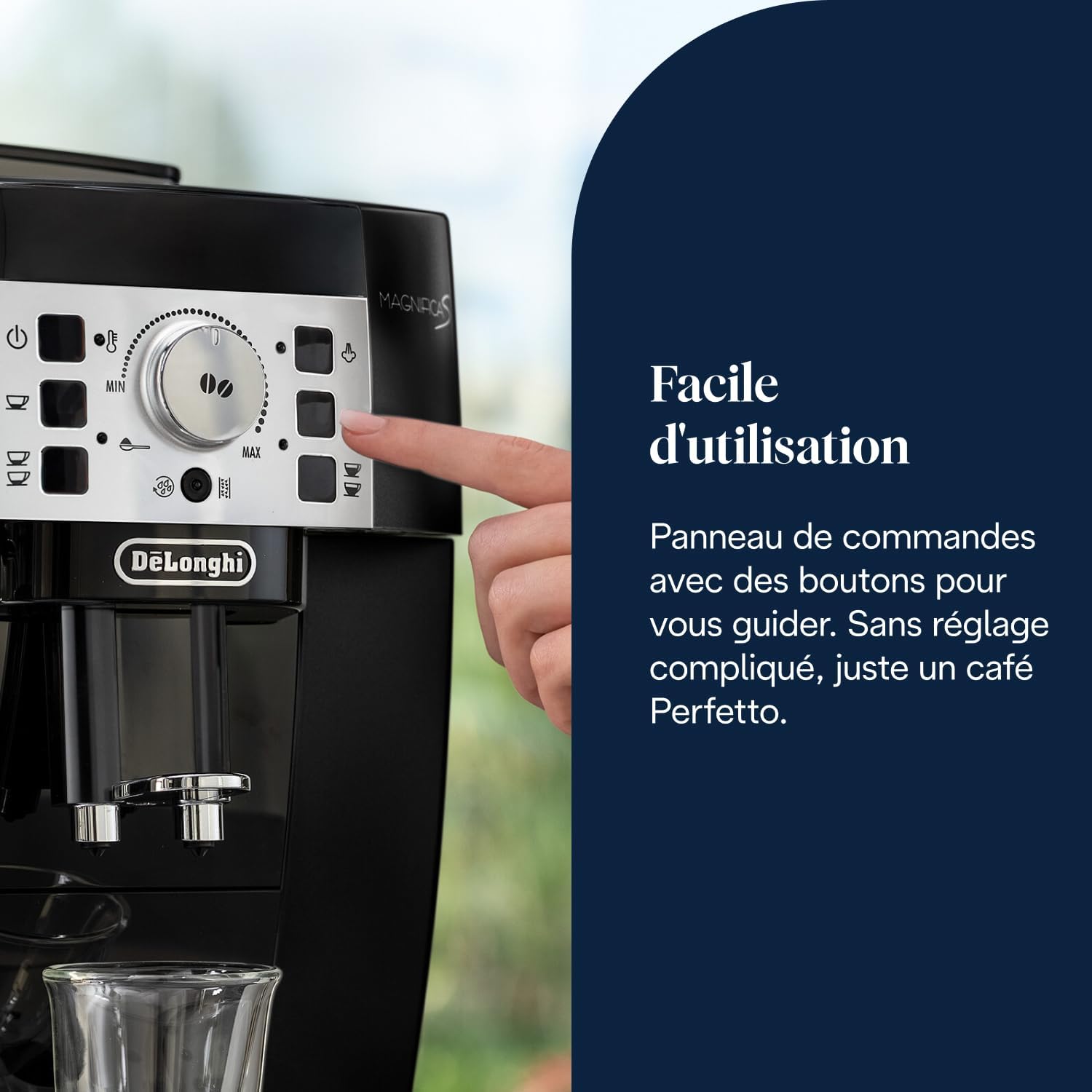 Machine à café grain De'Longhi Magnifica S — Expresso broyeur