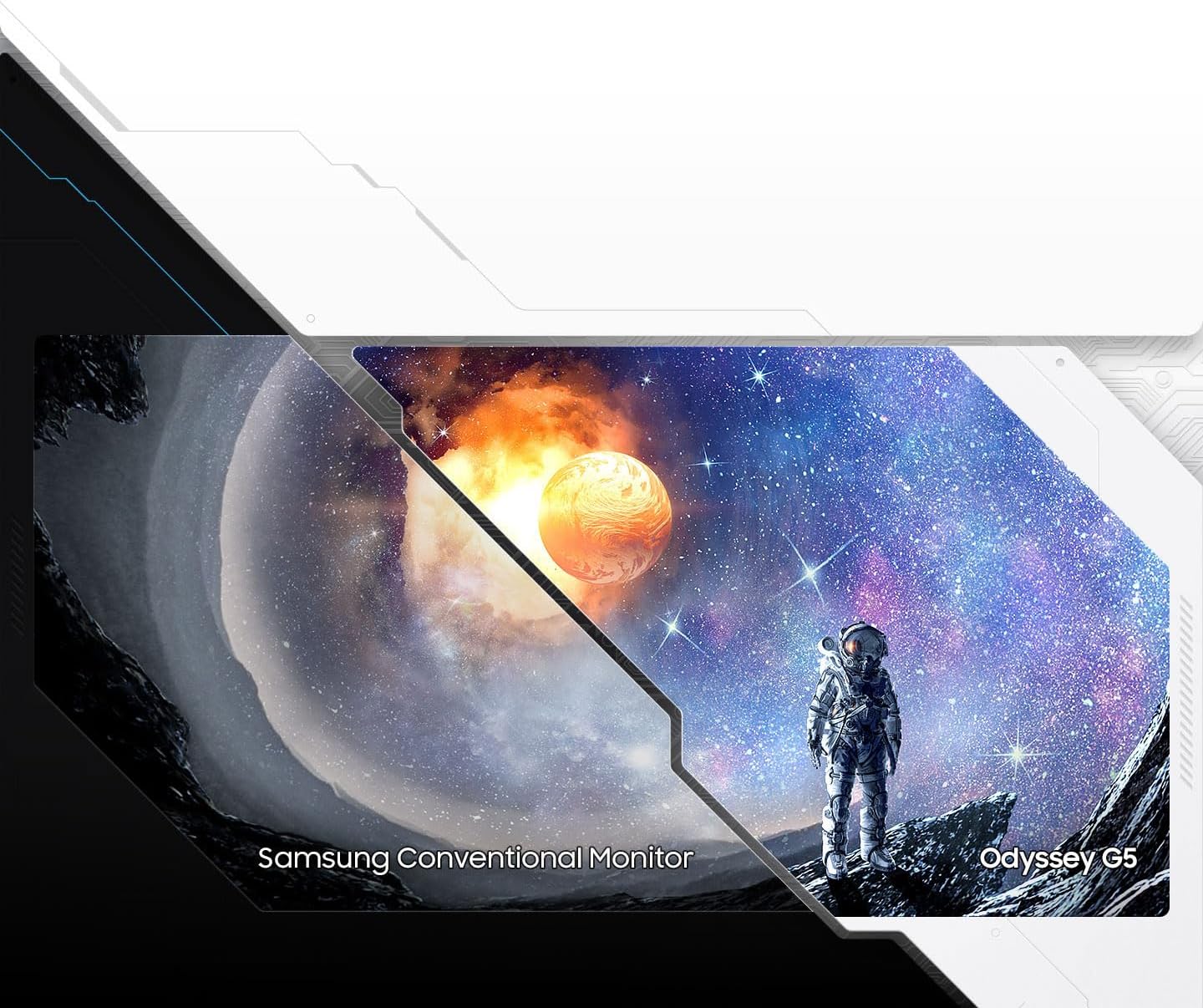 Écran gaming Samsung Odyssey G5 32" — QHD 165 Hz incurvé