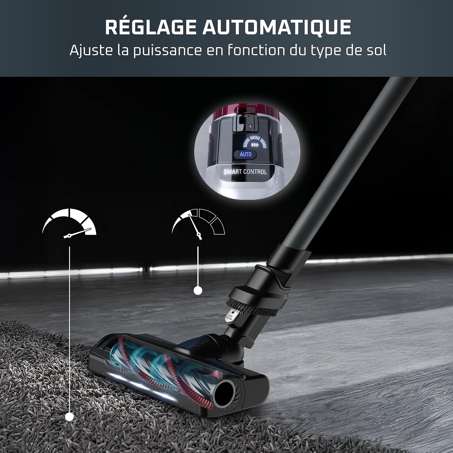 Aspirateur balai Rowenta X-Force Flex 9.60 Allergie — Sans fil