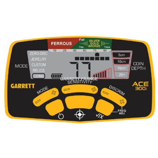 Détecteur de métaux Garrett ACE 300i — Pack complet