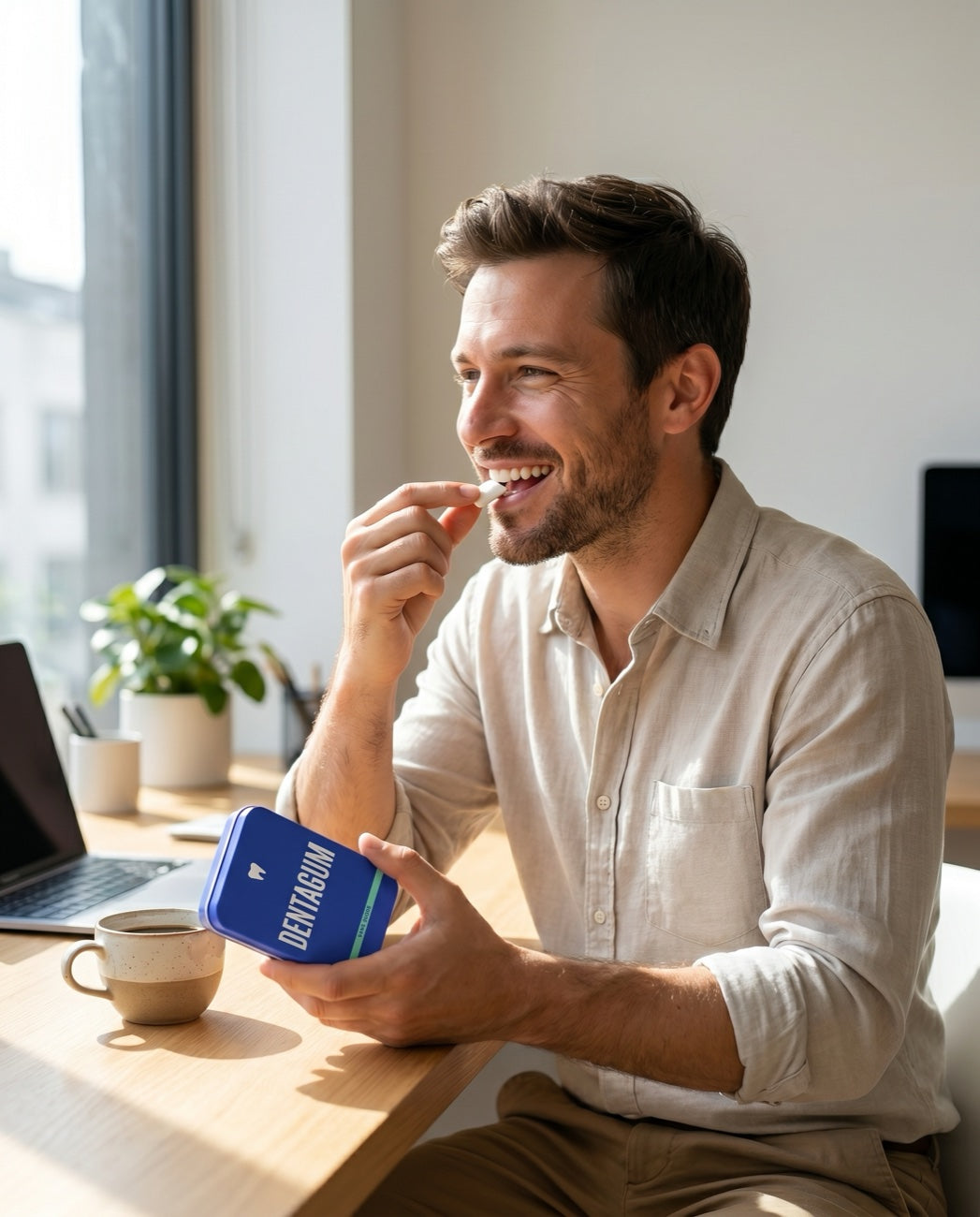DENTAGUM après le café au bureau